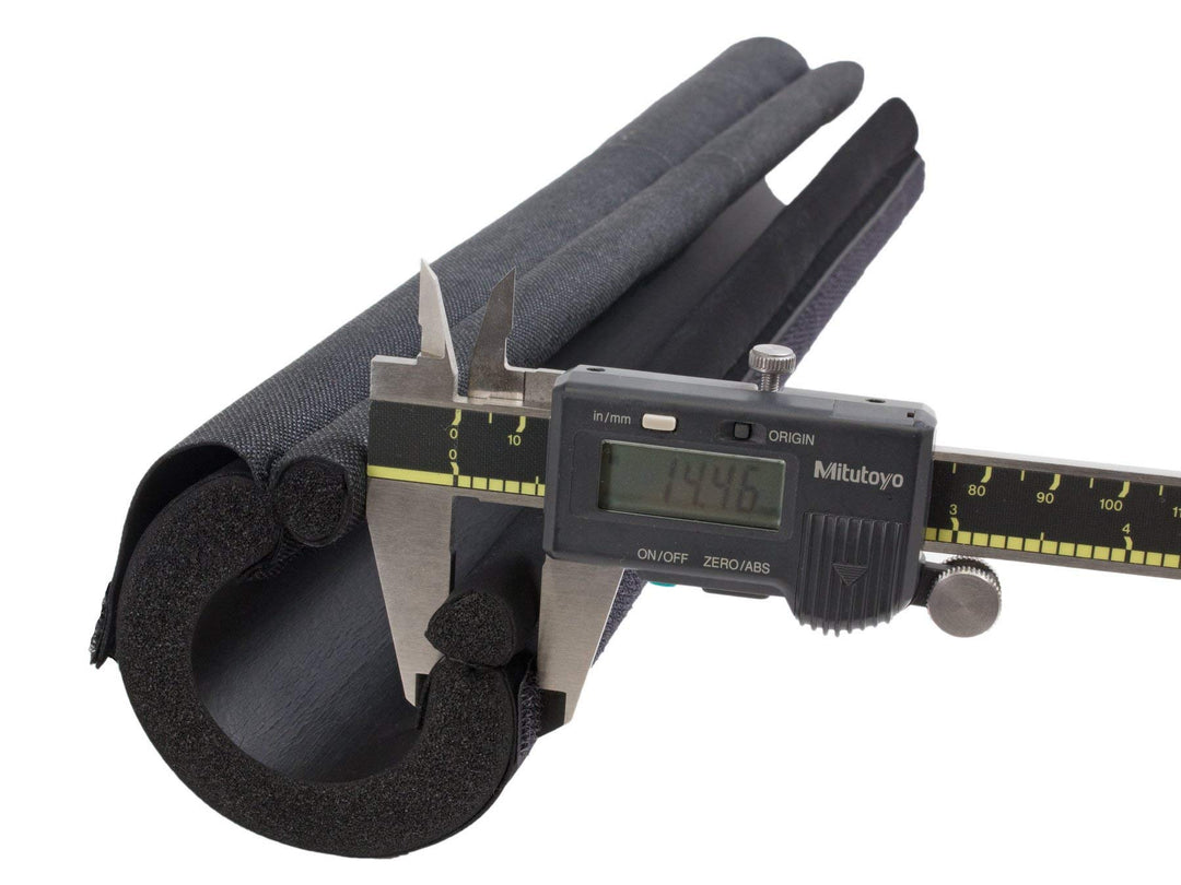 15 Premium Bar Pad for Weight Lifting (One Size), Black