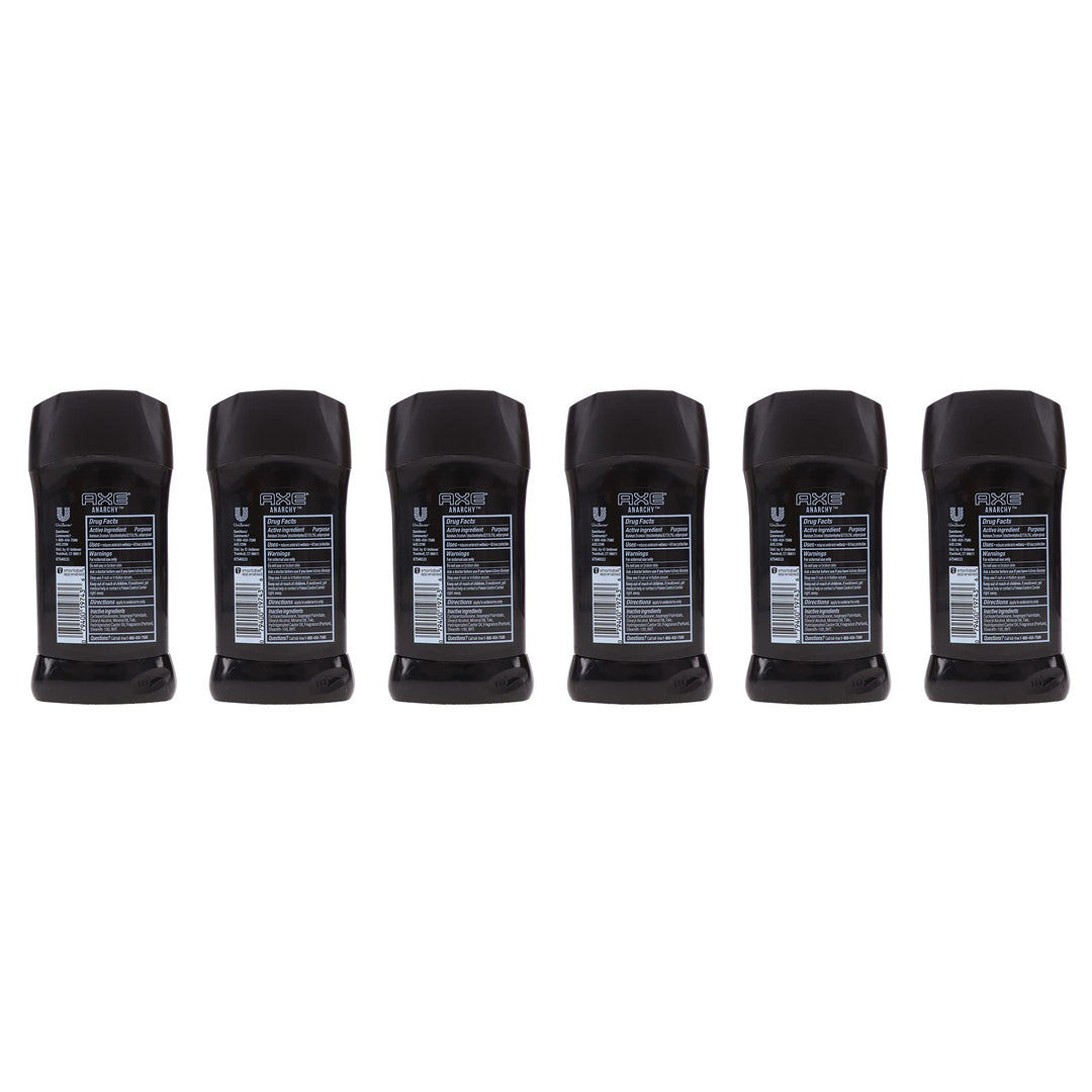 Axe Anarchy Dry Anti-Perspirant & Deodorant, 2.7 OZ (Pack of 6)