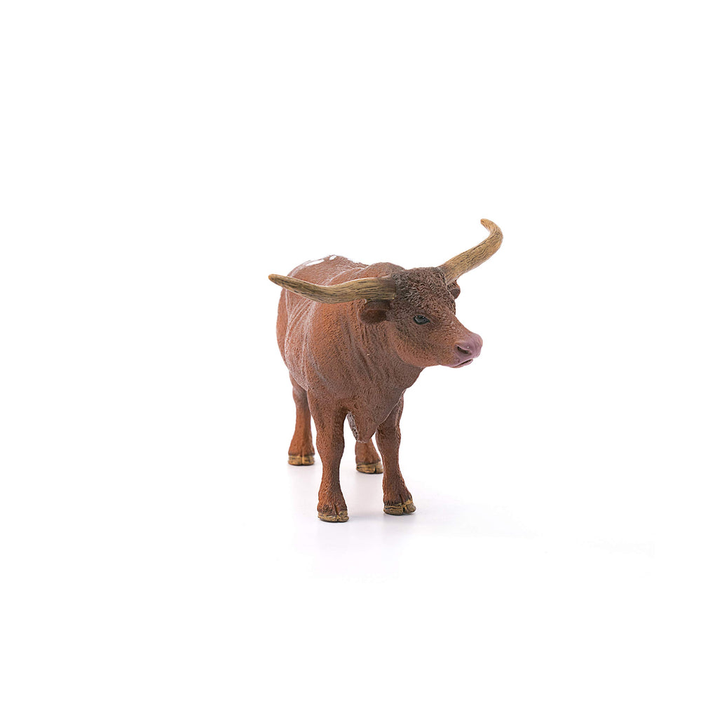 Farm World, Farm Animal Toys for Kids and Toddlers, Texas Longhorn Bull Cow Toy Figure, Ages 3+
