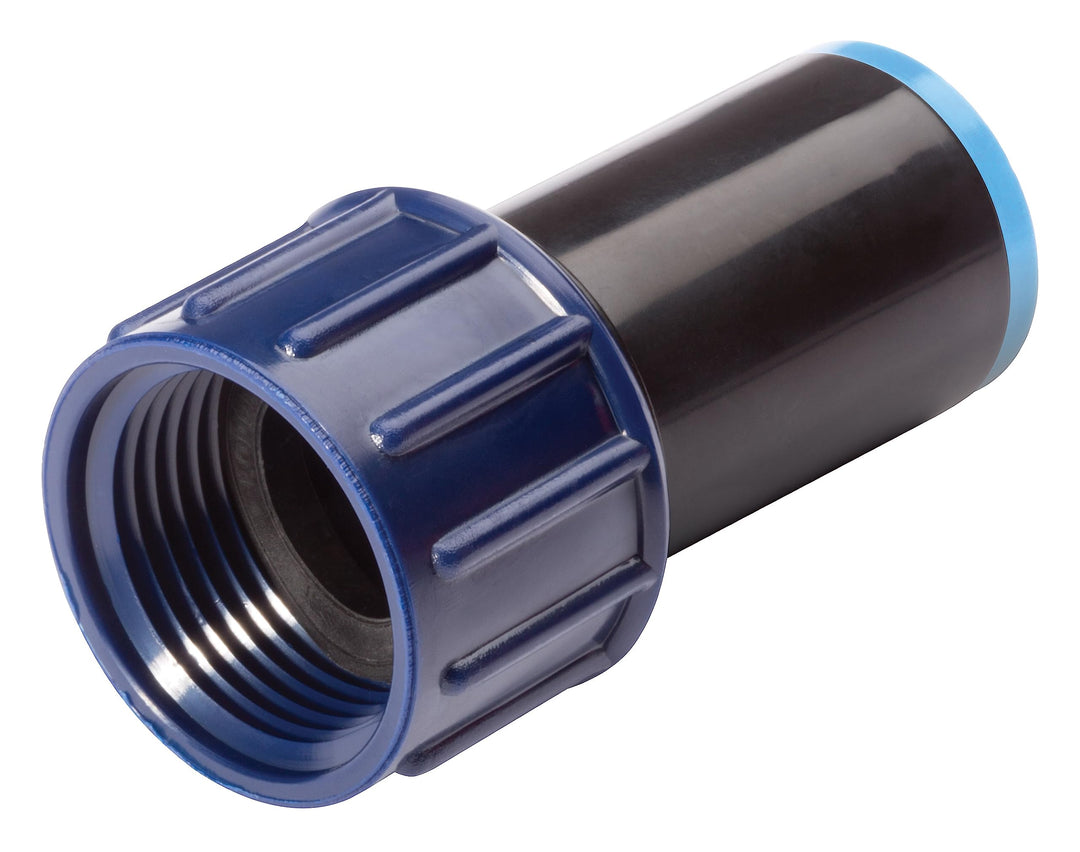 Rain Bird CA075710X Drip Irrigation Easy Fit Faucet/Garden Hose Adapter, 3/4 Female Hose Thread, .710 Diameter
