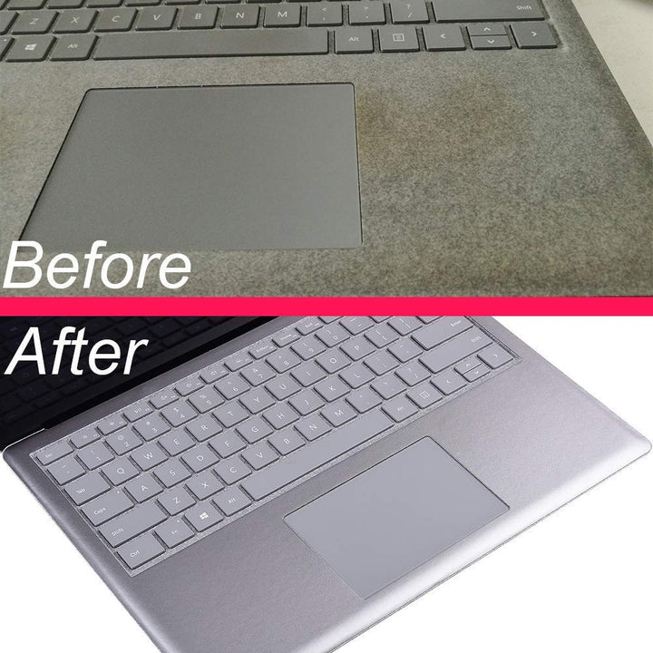 Full Size Keyboard Palm Rest Protector for Microsoft Surface Laptop/Laptop 2 Palm Pads/Wrist Rest, for stained keyboard, renovation cover decal 13.5 Inch (opaque grey)