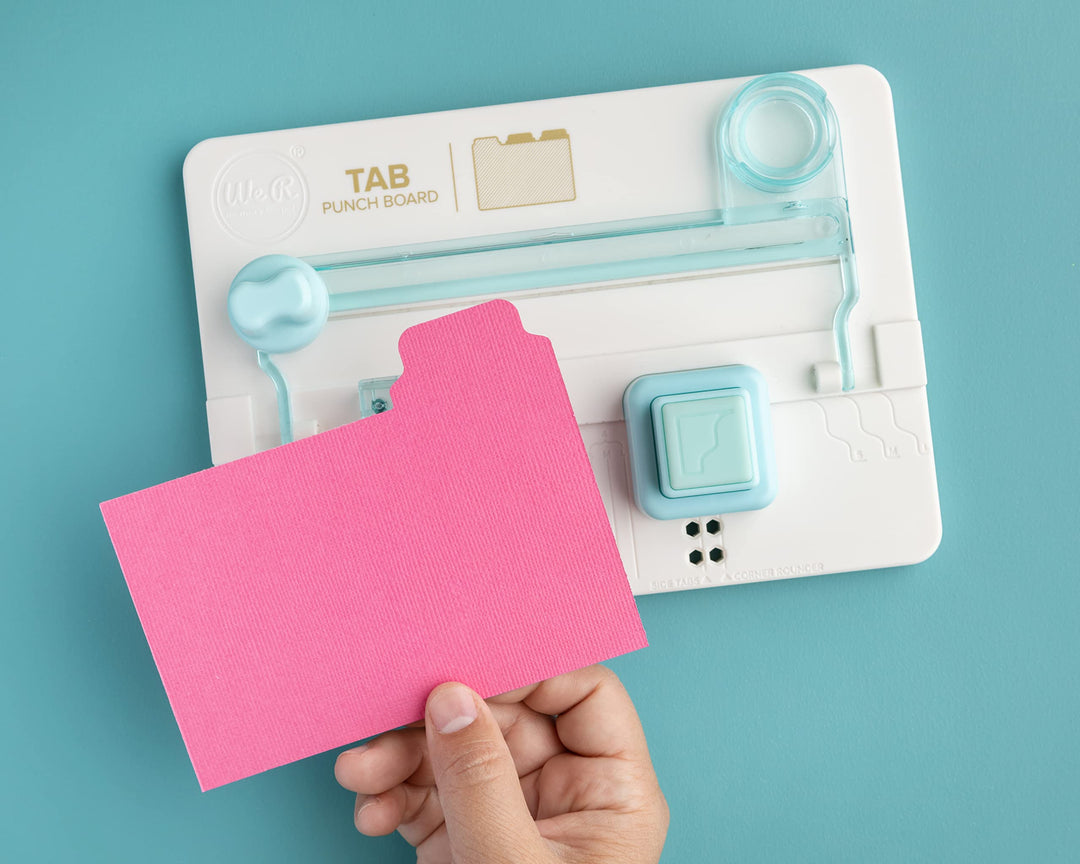 , Tab Punch Board, Arts and Crafts and Scrapbooking Tool, Create Custom Tabs, Labels, Folders, Planner Dividers and More