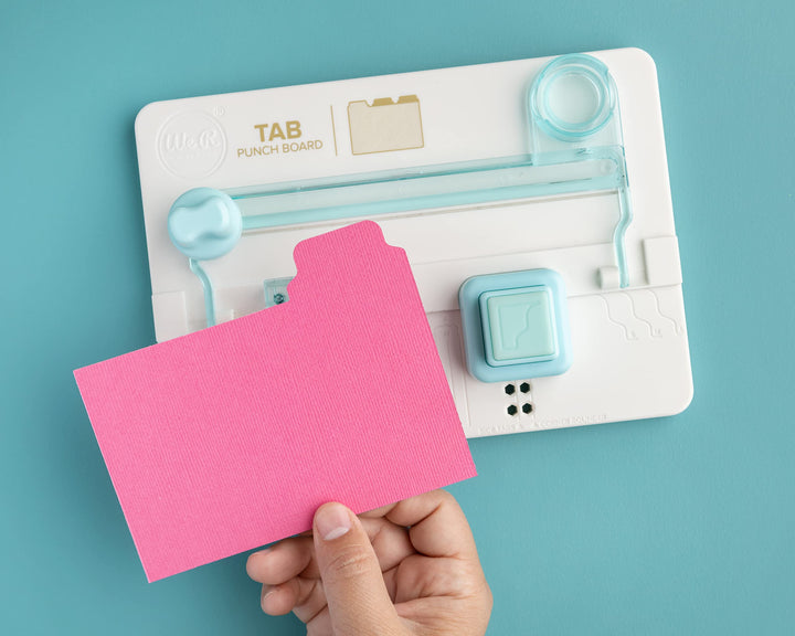 , Tab Punch Board, Arts and Crafts and Scrapbooking Tool, Create Custom Tabs, Labels, Folders, Planner Dividers and More