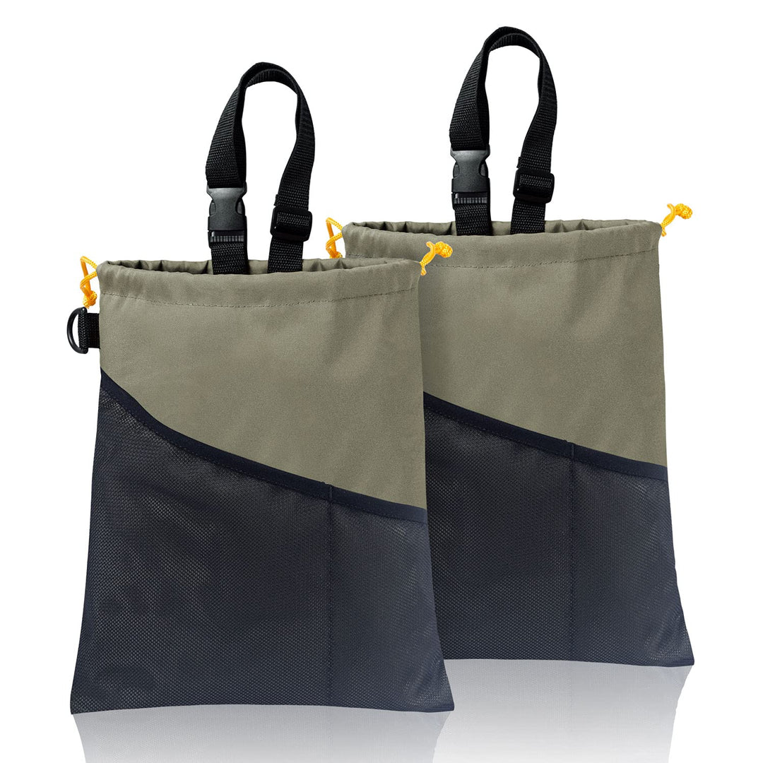 2PCS Car Garbage Can, Hanging Car Trash Bag with Waterproof Leakproof Lining