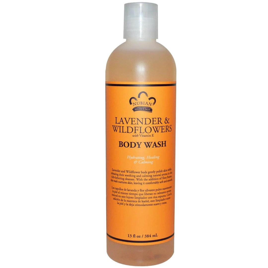 Nubian Heritage Body Wash Lvndr Wldflwrs