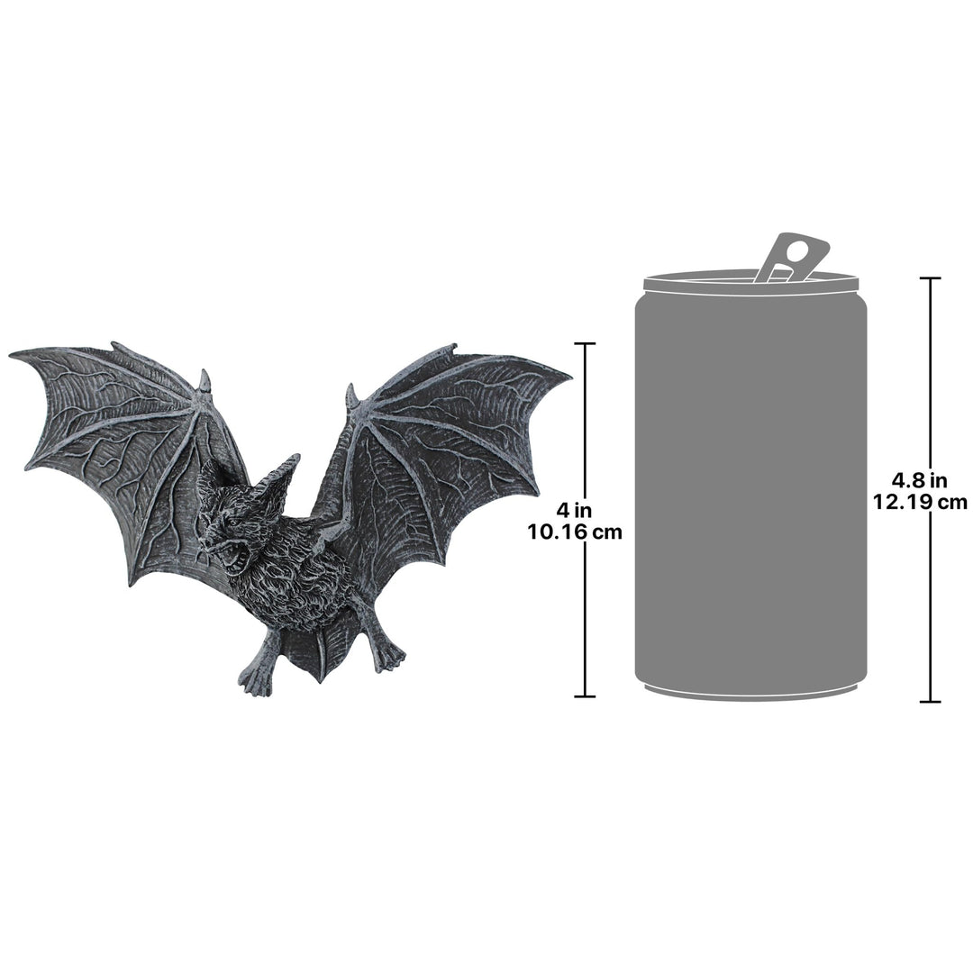 Vampire Castle Barbarosa Wall Sculptures-Bat Figure, Set of 2, 2 Count