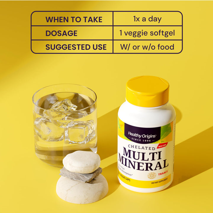 Chelated Multi Mineral (Albion Minerals, Bioavailable, Non-GMO, Gluten Free), 240 Veggie Caps