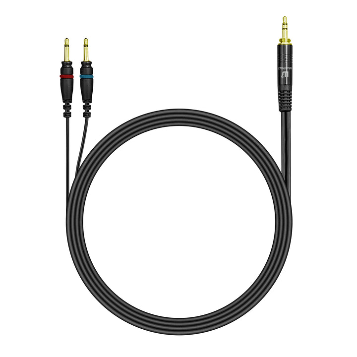 Replacement Headphone Audio Cable - 1.3 Meters - for Use HM5, NVX XPT100, Lindy HF100, HF110, Fischer Audio FA-003, Monoprice HR-5, HR-5C - (Black