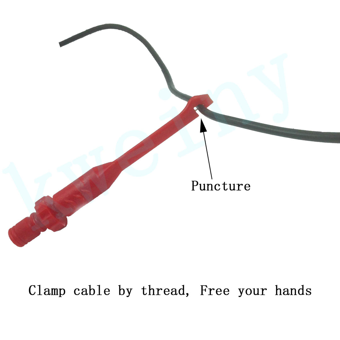 Electronic Wire Piercing Probe Clip 2 Pack for Automotive Diagnostic Tester Tool