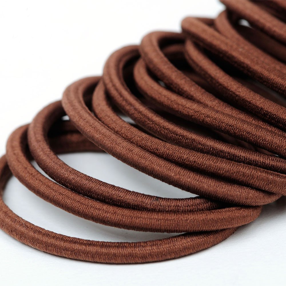 Goody Ouchless No Metal Elastics, Chocolate Cake, 30 Count