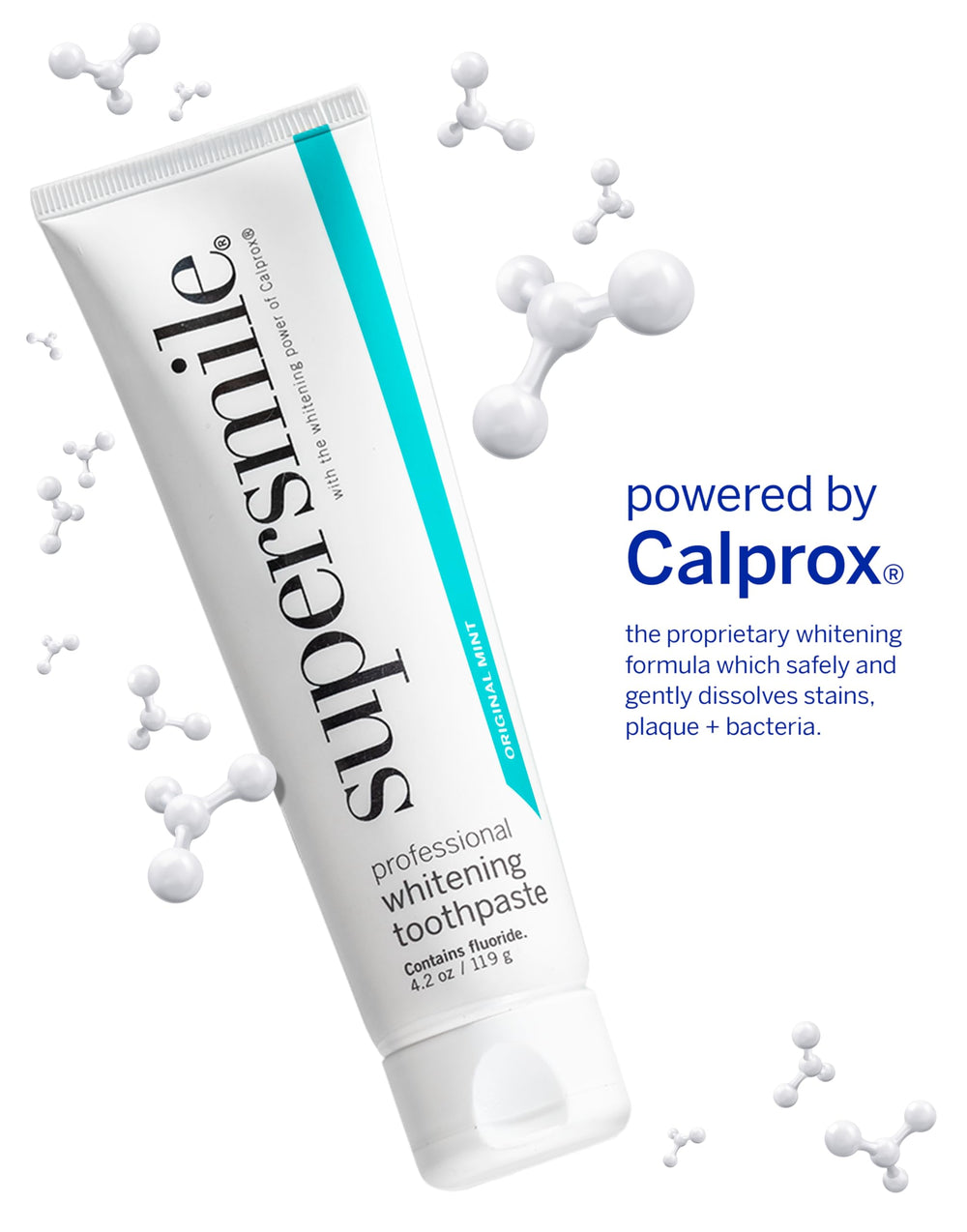 Whitening Fluoride Toothpaste, Original Mint - 4.2 oz