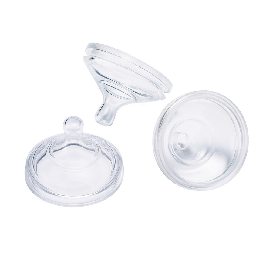 Nursh Silicone Baby Bottle Nipples - Bottle Nipples for Nursh Baby Bottles - Baby Bottle-Feeding Supplies - Fast Flow Baby Bottle Nipples - 3 Count