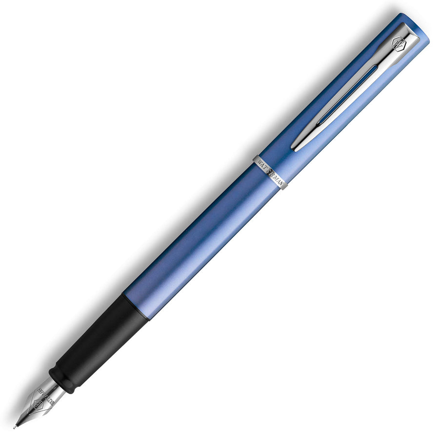 Allure Fountain Pen Blue Lacquer Fine Nib Blue Ink Gift Box