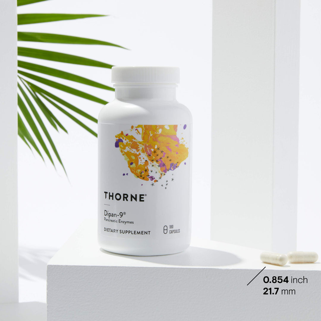 Pancreatic Enzymes (Formerly Dipan-9) - Pancreatic Enzymes for Digestive Support and Nutrient Absorption* - 180 Capsules - 90 Servings
