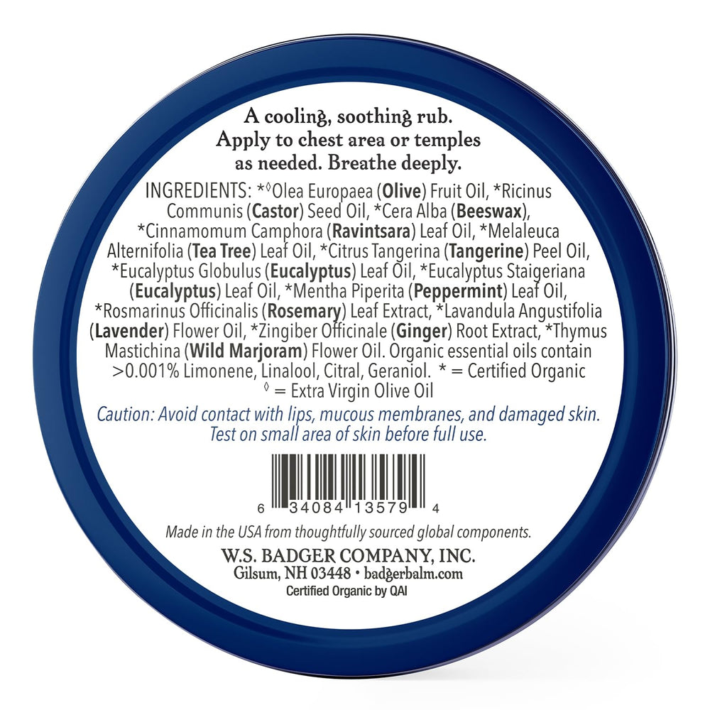 - Winter Wonder Balm Aromatic Chest Rub 2 oz cream