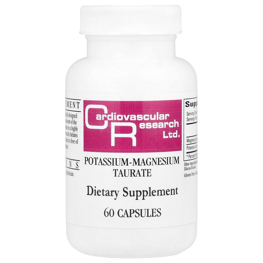Cardiovascular Research Magnesium-Potassium Taurate 60 Count