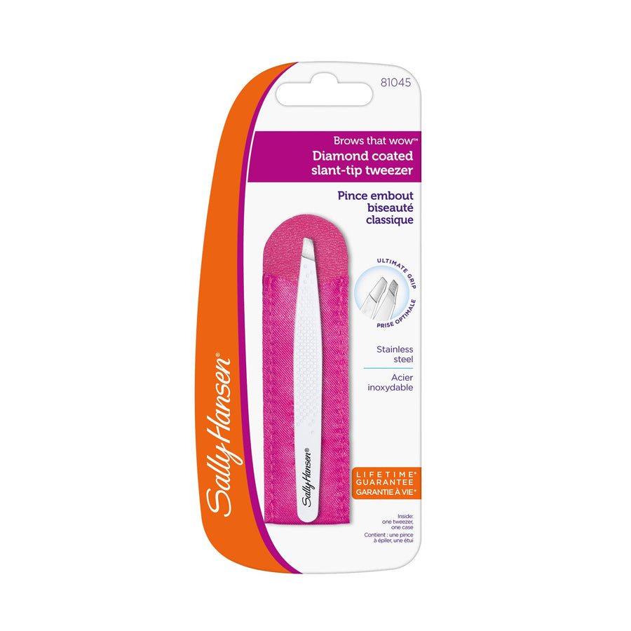 Beauty Tools, Brows That Wow-Diamond Coated Slant Tip Tweezer
