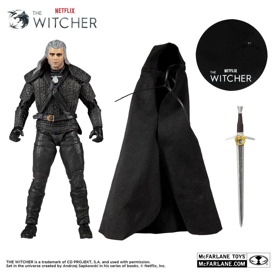 The Witcher (Netflix) Geralt of Rivia 7 Action Figure with Accessories