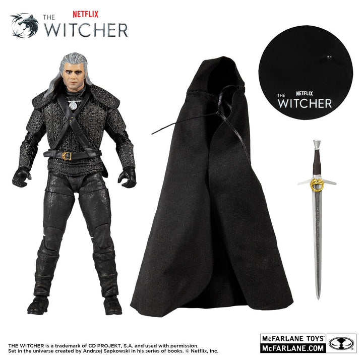The Witcher (Netflix) Geralt of Rivia 7 Action Figure with Accessories