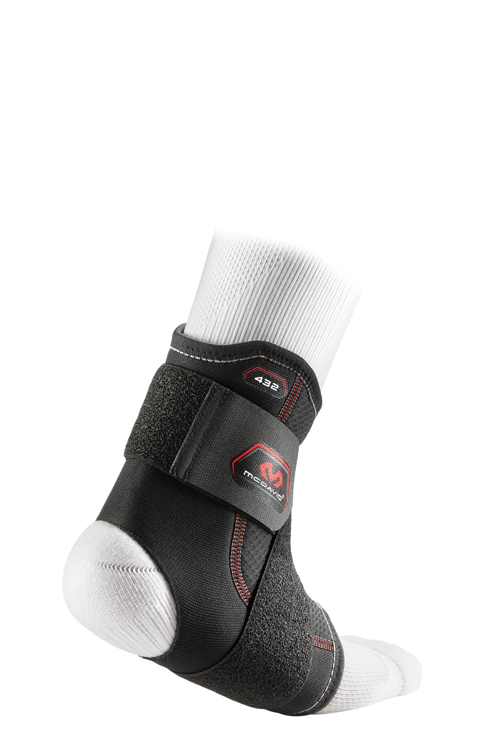 Ankle Support With Strap (Black, Medium)