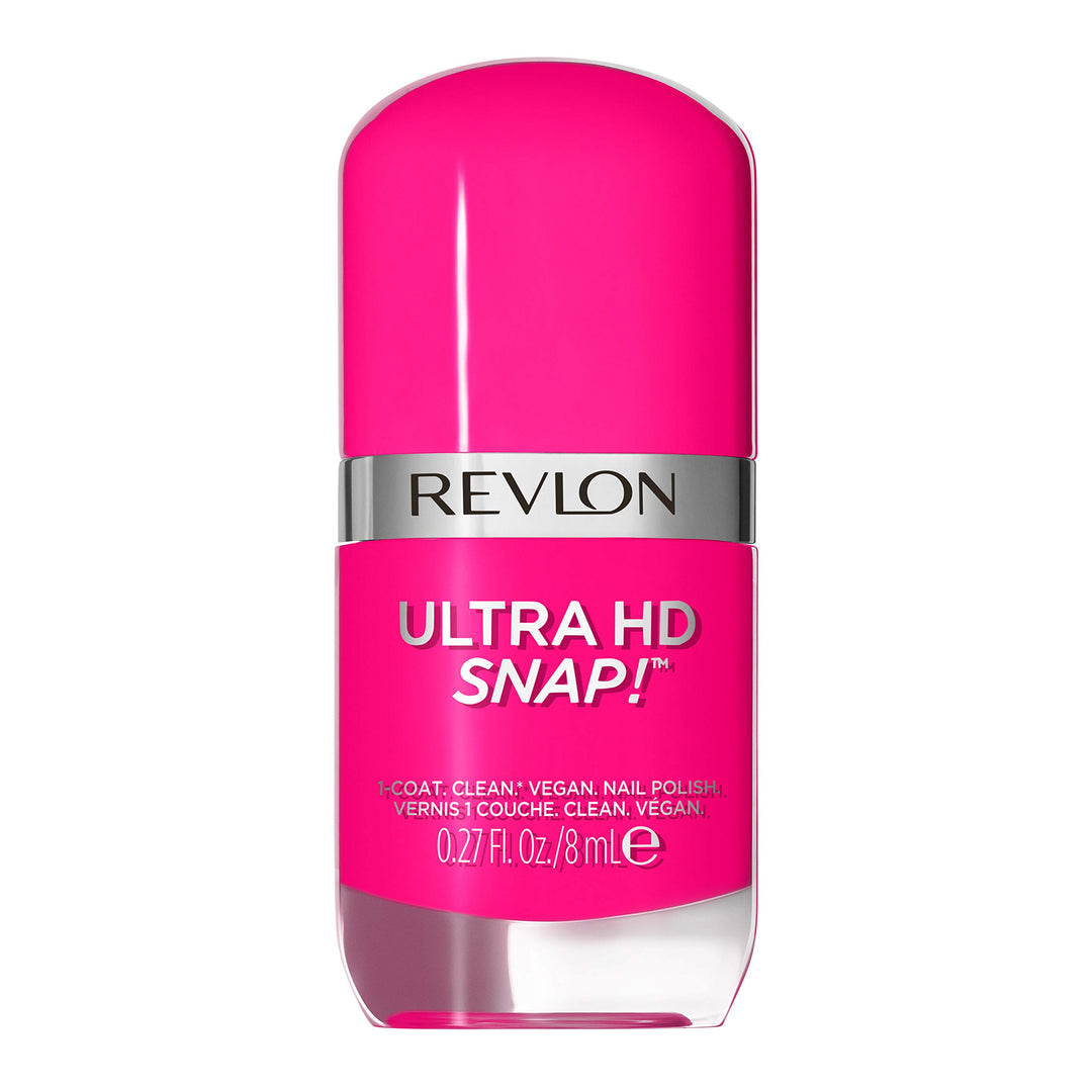 Ultra HD Snap Nail Colors, Natural Rich Glossy Nail Polish, 100% Vegan Formula, No Base and Top Coat Needed, 028 Rule the World, 0.27 fl. Oz.