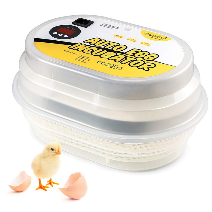 Mini Egg Incubators for Hatching Eggs, with Automatic Egg Turning, 9-12 Eggs Hatching Incubator for Chickens, Ducks, Goose, Birds