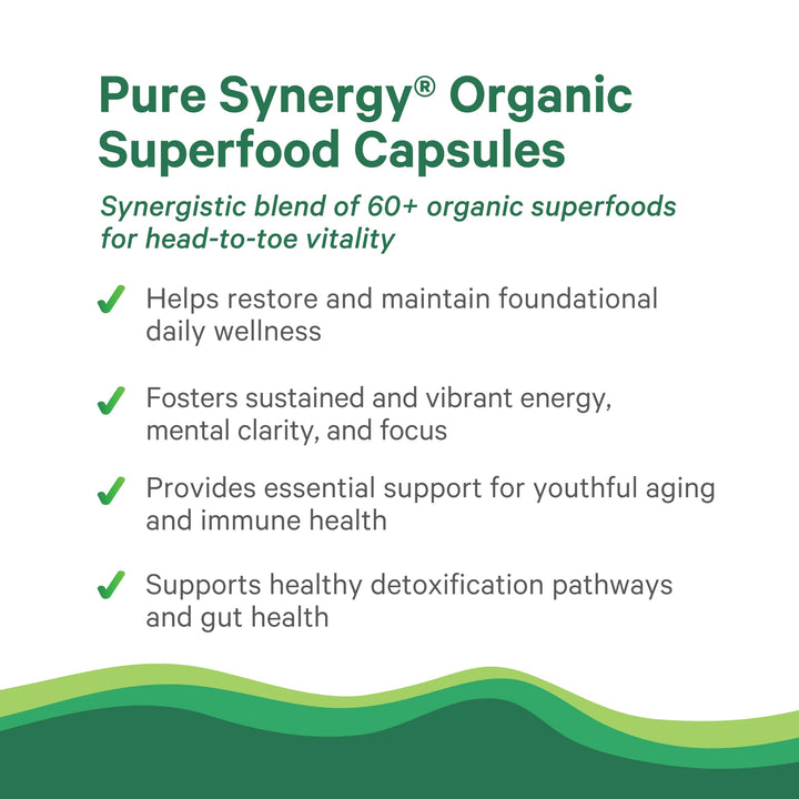 Superfood Capsules | Organic Superfood & Greens Supplement | Whole Foods Like Super Greens, Spirulina, & Mushrooms | for Energy, Healthy Aging & Immune Health (270 Capsules)