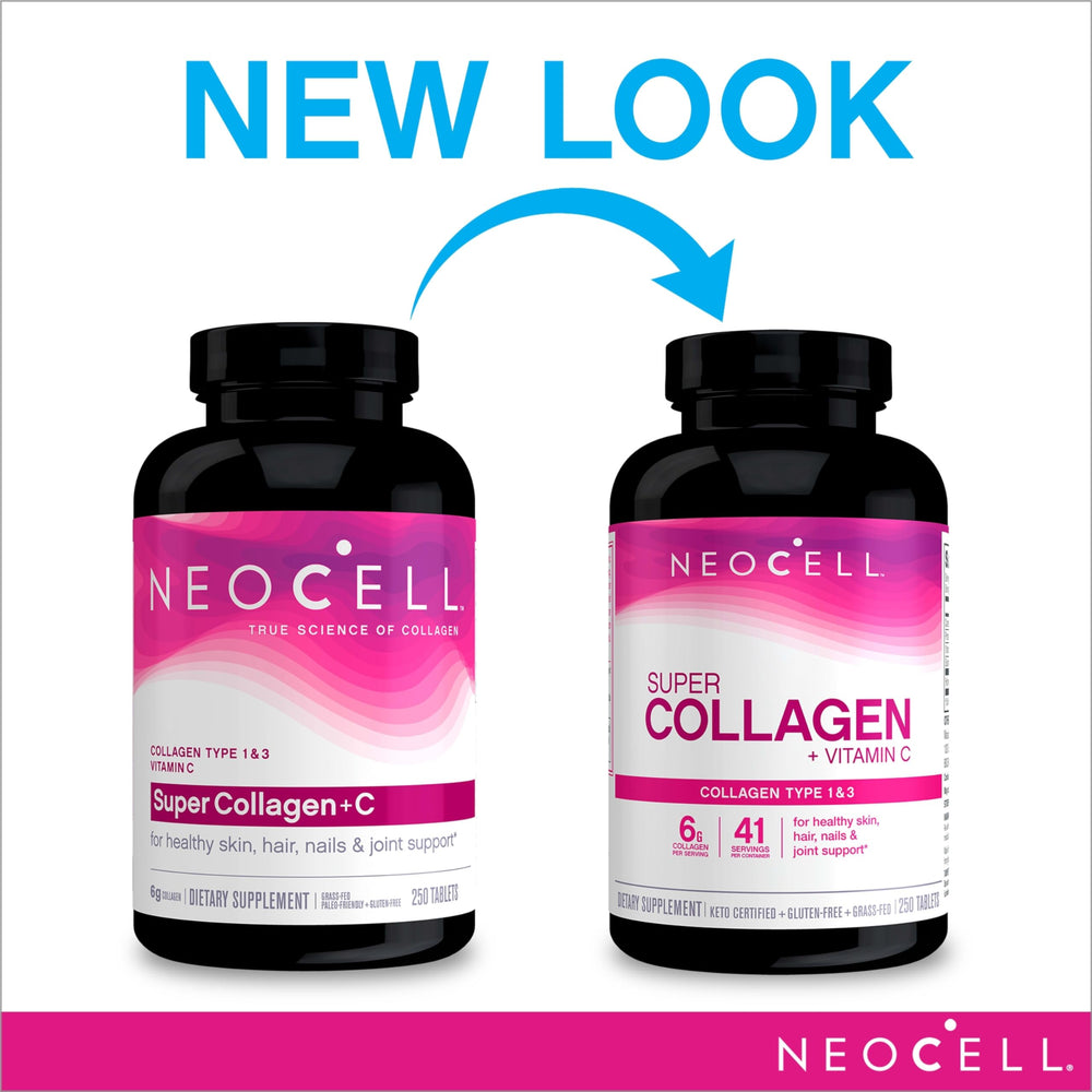 Super Collagen C Type I and III - 250 Tablets