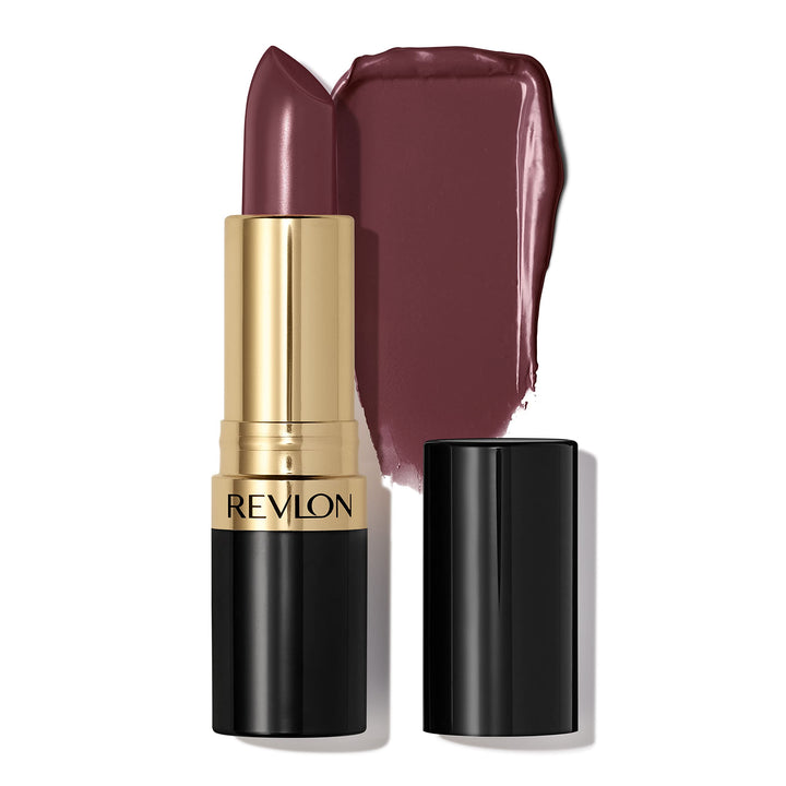 Revlon Super Lustrous Lipstick, High Impact Lipcolor with Moisturizing Creamy Formula, Infused with Vitamin E and Avocado Oil in Plum / Berry, Naughty Plum (045)