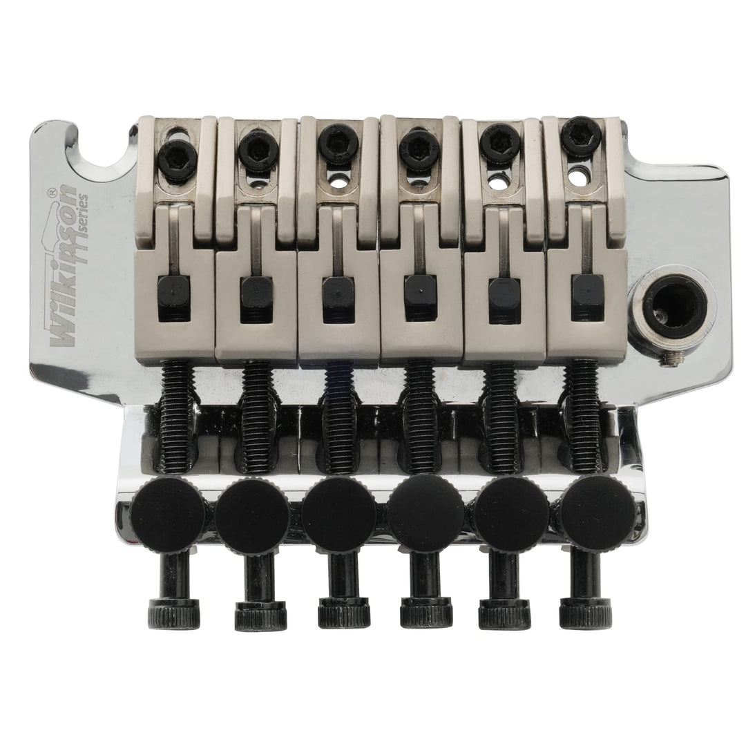 53.5mm (2-7/64 inch) String Spacing FR Style Double Locking Tremolo System Vibrato Bridge for Electric Guitar, Chrome