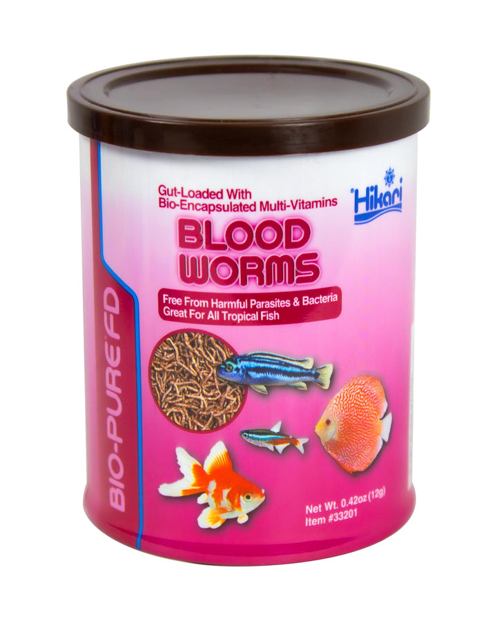 Bio-Pure Freeze Dried Blood Worms for Pets, 0.42-Ounce