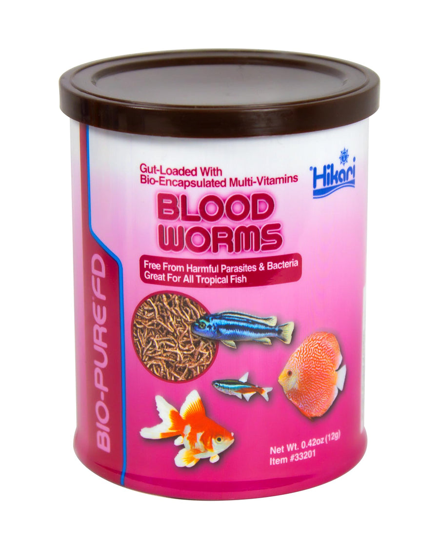 Bio-Pure Freeze Dried Blood Worms for Pets, 0.42-Ounce