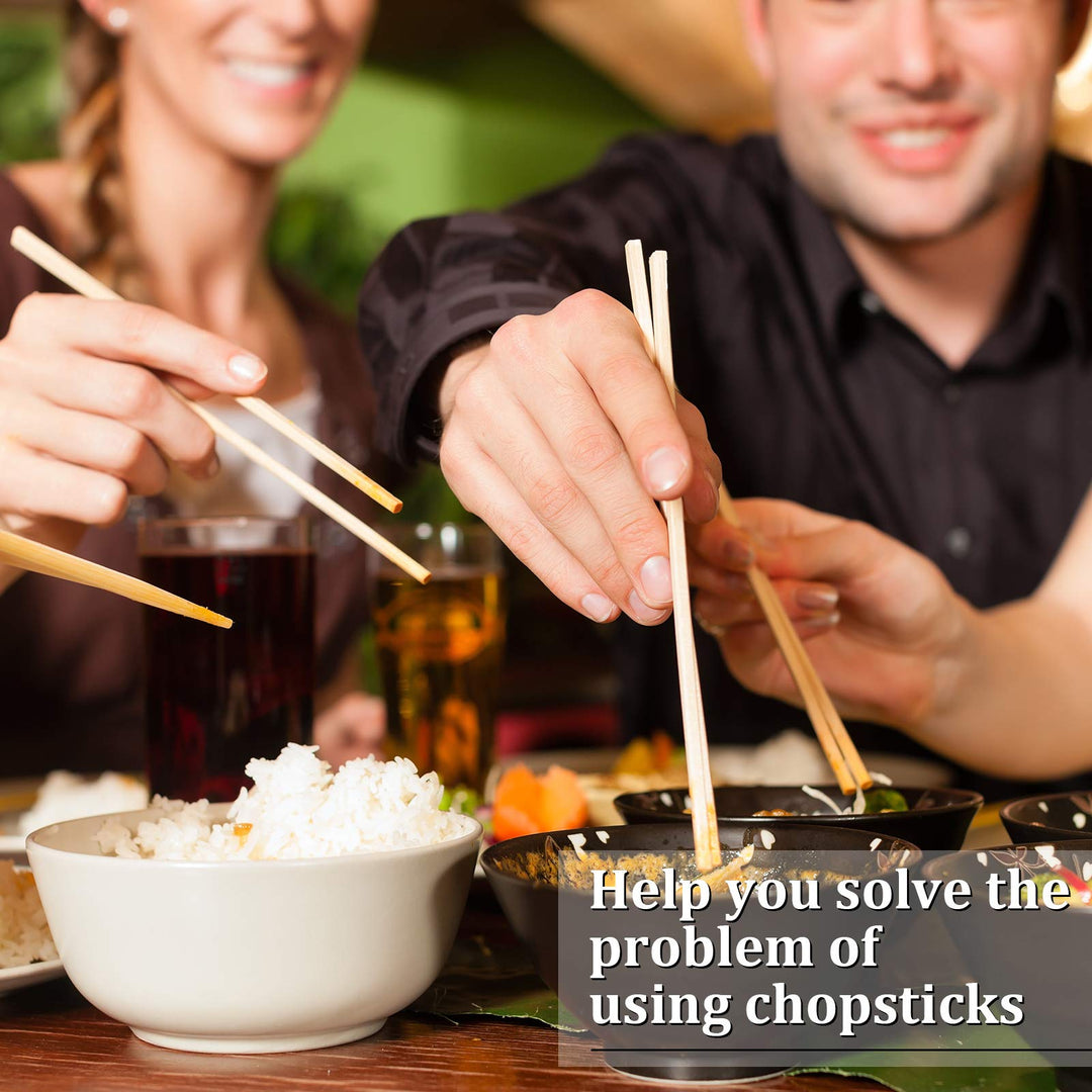 5 Pairs Reusable Chopstick Helpers Practice Chinese Chop Stick Training Chopsticks for Many Age, Kids, Adult, Beginner, Trainers or Learner (Red)