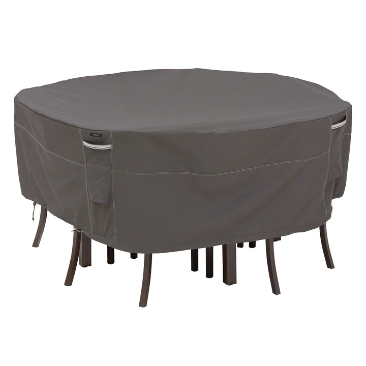 Ravenna Water-Resistant 70 Inch Round Patio Table & Chair Set Cover, Outdoor Table Cover