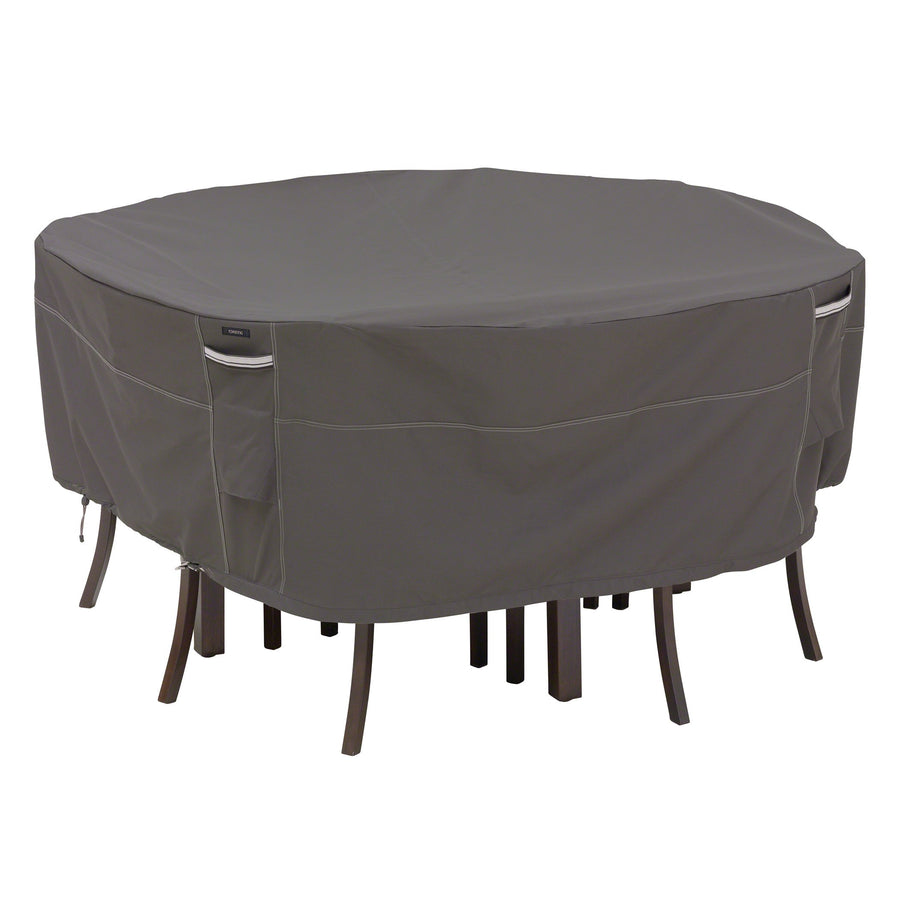 Ravenna Water-Resistant 70 Inch Round Patio Table & Chair Set Cover, Outdoor Table Cover