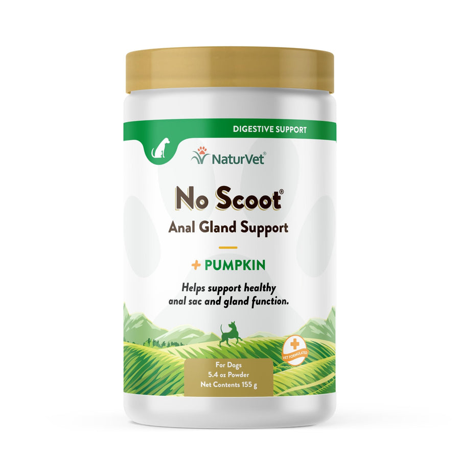 - No Scoot for Dogs - Plus Pumpkin - Supports Healthy Anal Gland & Bowel Function - Enhanced with Beet Pulp & Psyllium Husk (5.4oz Powder)
