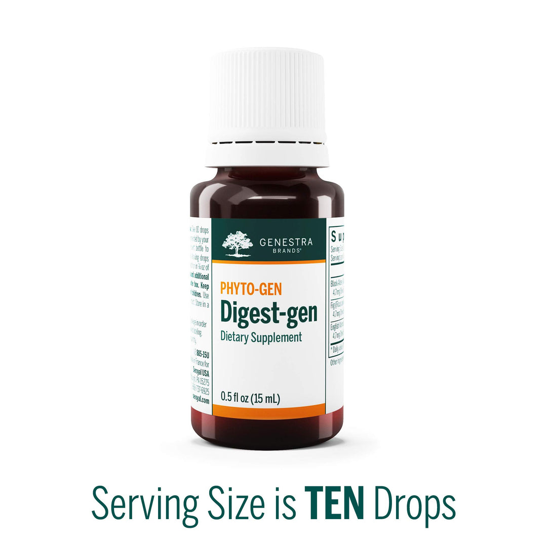 Digest-gen | Black Alder, Fig, and English Walnut Herbal Supplement | 0.5 fl. oz.