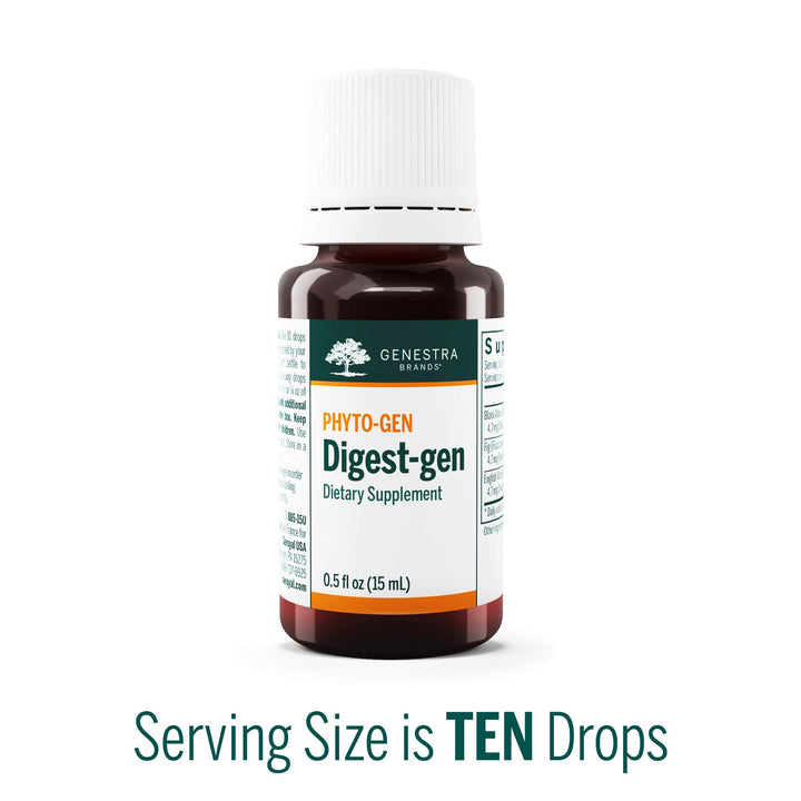 Digest-gen | Black Alder, Fig, and English Walnut Herbal Supplement | 0.5 fl. oz.