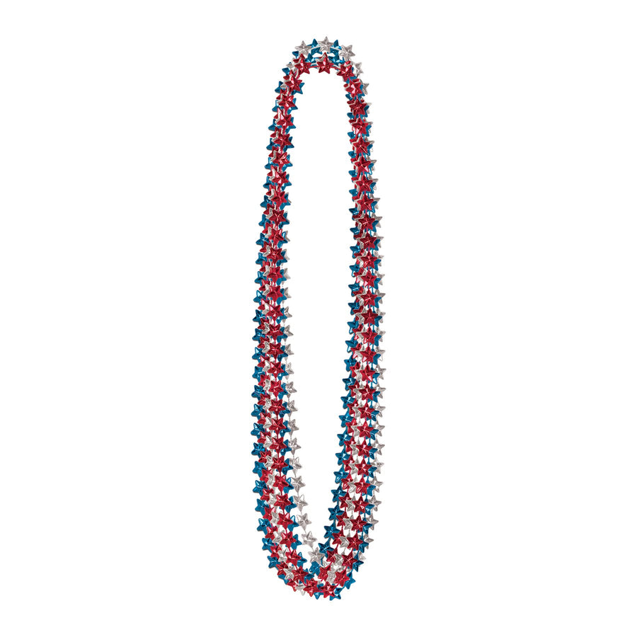 50854-RSB 6-Pack Star Beads, 33-Inch