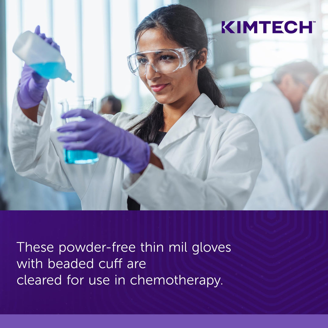 ® Safeskin Purple Nitrile Exam Gloves, Medium, Purple, Box Of 100