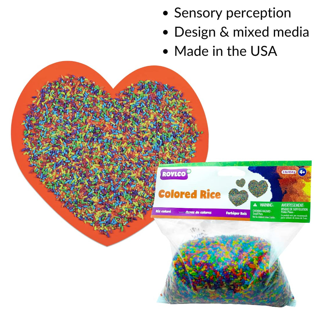 Colored Rice, 1 Lb. Box