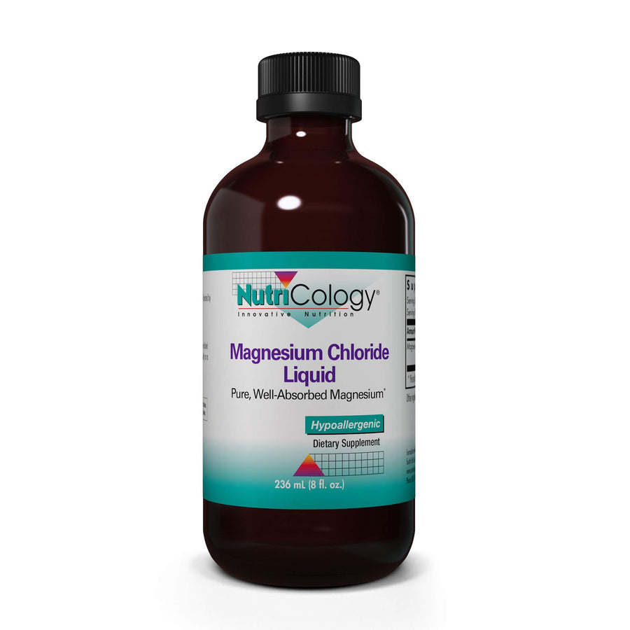 Magnesium Chloride Liquid - Bone Support, Potassium Sorbate, Electrolytes, Joint Support, Pure, Well-Absorbed, 66.5mg Supplement - 8 Fl Oz