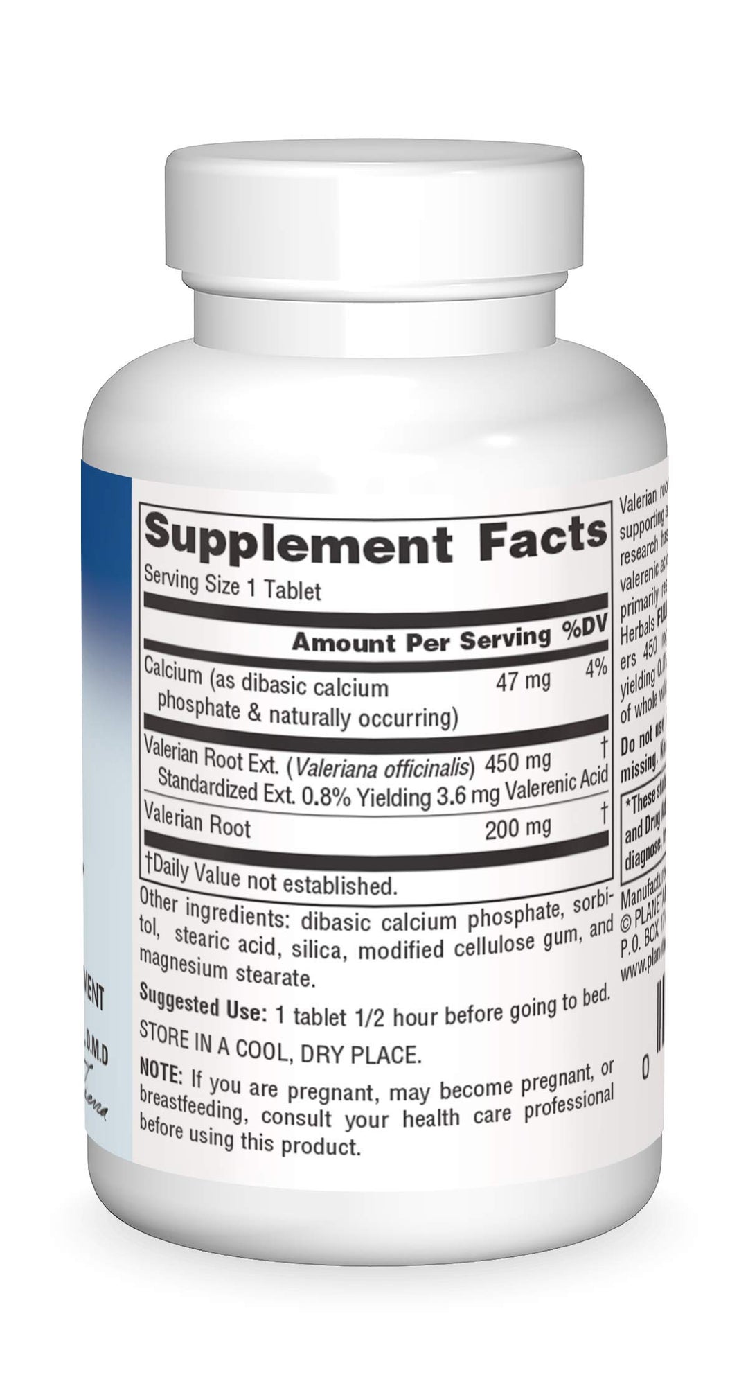 Full Spectrum Valerian Extract Tablets, 30 Count