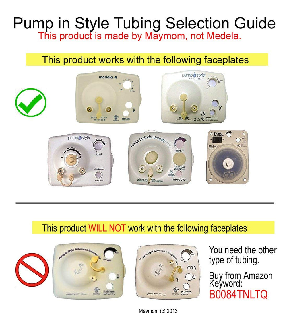 Extra Long Replacement Tubing for Medela Pump in Style and New Pump in Style Advanced Breast Pump - BPA Free, (1 Retail Package Contain 2 Tubes), 54 Inches Long