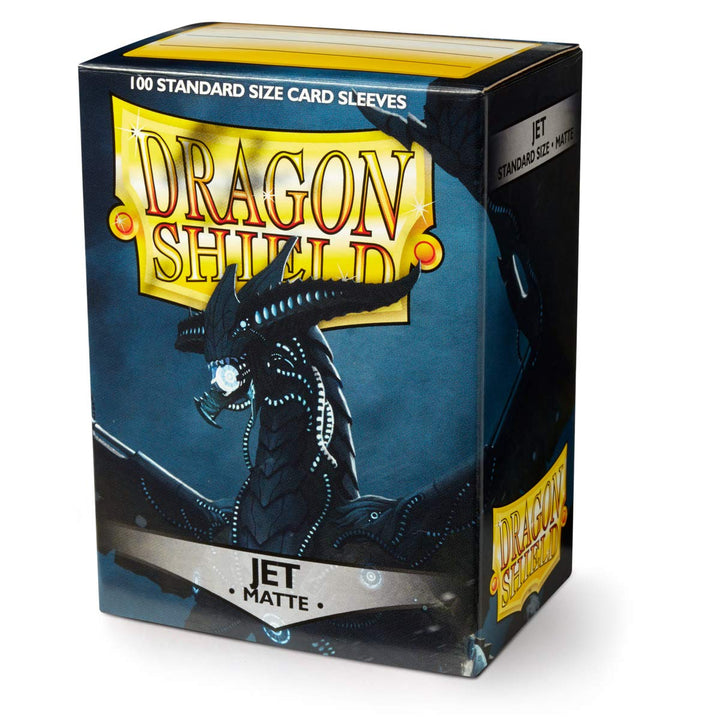 | Standard Size Card Matte Sleeves | 100 CT - Smooth & Tough Premium TCG Sleeves | Compatible with Pokemon, Flesh & Blood, One Piece & Magic The Gathering | Jet Matte