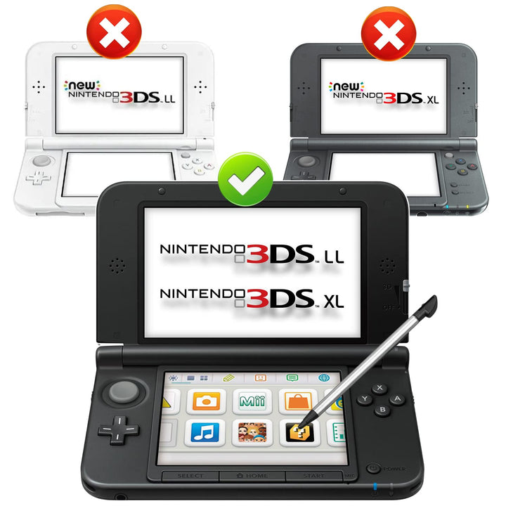 Adjustable Metal Game Touch Stylus Pen for Nintendo 3DSLL/XL Console Pack of 4