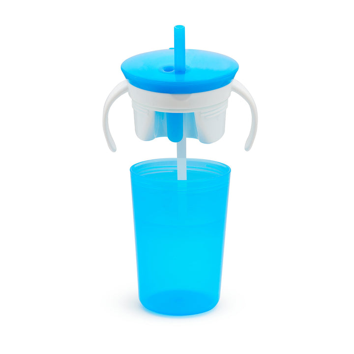 ® SnackCatch & Sip 2-in-1 Snack Catcher and 2 Piece Spill-Proof Cup, Blue