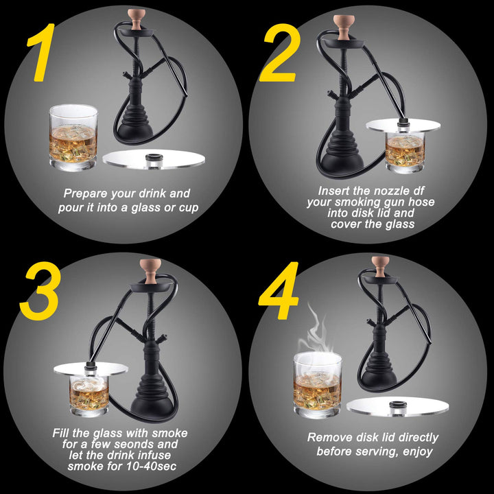 Infuser Lids Cocktail Drinks Covers Handy Cup Lids for Cocktail Drinks Accessories (3)