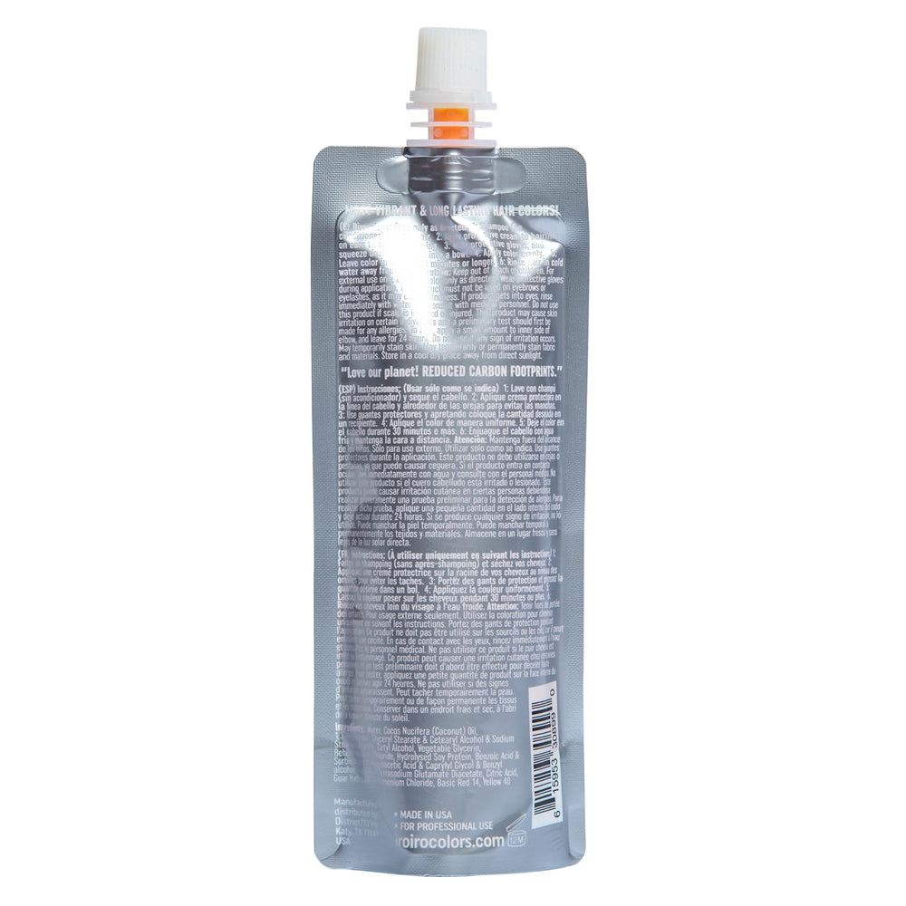 IROIRO Premium Natural Semi-Permanent Hair Color 320 Neon Orange (4oz)
