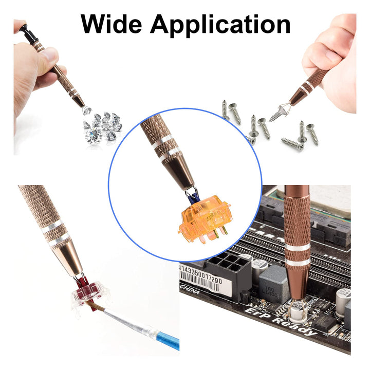 Keyboard Lube Kit 7PCS, Keycap Puller Key Puller Switch Lube Station for Cherry Kailh Gateron and Mechanical Keyboard Switches with Tweezers Lubrication Pens and Stem Holder Tool Puller